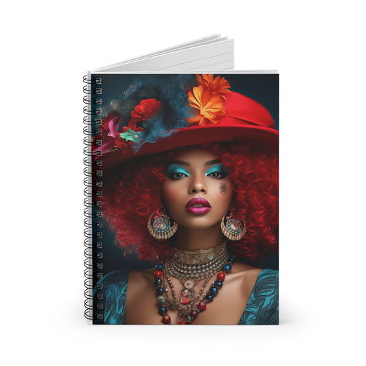 Fashion Lady 2 Spiral Notebook - Ruled Line