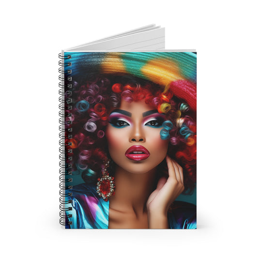 Fashion Lady 3 Spiral Notebook - Ruled Line