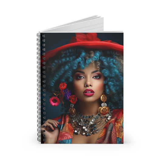 Fashion Lady 4 Spiral Notebook - Ruled Line