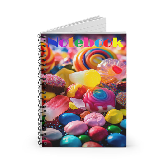 Candy Spiral Notebook - Ruled Line