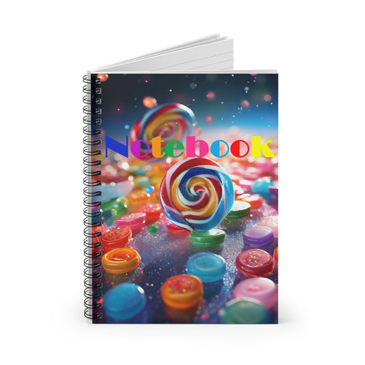 Candy pop Spiral Notebook - Ruled Line
